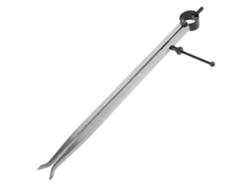 Estribo Metálico De Acero Al Carbono Plateado Para Carpintería Y Torneado De Madera.