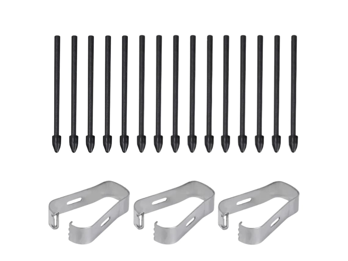 Puntas De Repuesto Chrui Abs Negro Para S-pen Galaxy Tab S6 Lite (compatible, Pack 2)