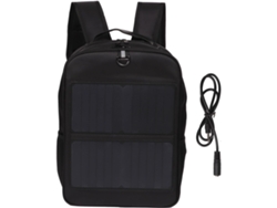Panel Solar Impermeable De Alta Conversión De 14 W Para Mochila, Ideal Para Senderismo Y Con Puerto Usb Portátil.