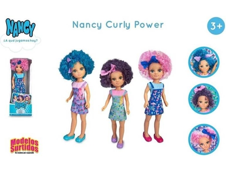 Muñeca NANCY Nancy Curly Power (Edade Mínima: 3 Años)