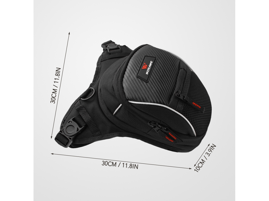 2026-bolsa De Pierna Reflectiva Multifuncional Para Moto Bicicleta Mochila De Cintura Bolsa De Muslo Casual Exterior