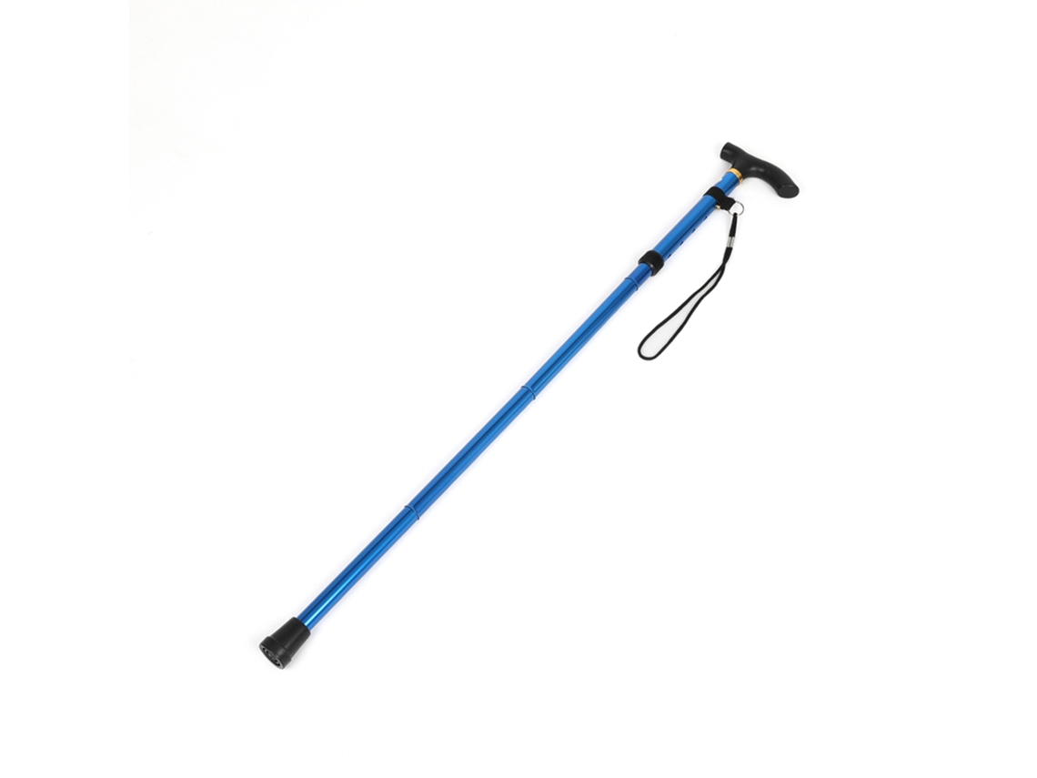 Pala de trekking plegable de aluminio azul ultraligera
