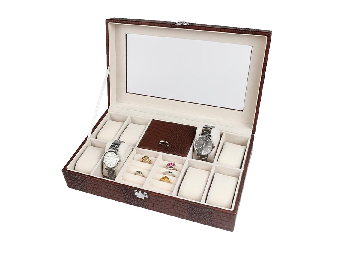 Joyero para guardar relojes y joyas