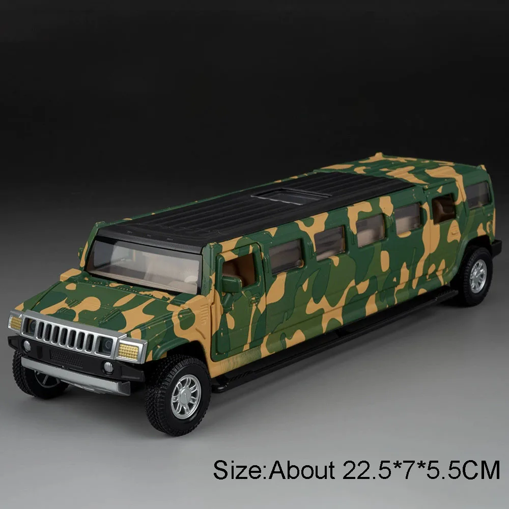 (Coche camuflado) Modelo de coche camuflado a escala 1:32 - Juguete - Metal fundido a presión