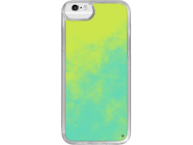 Funda iPhone 6 Plus, 6s Plus, 7 Plus, 8 Plus Neon Quicksand Verde
