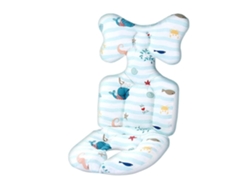 Cojín Para Asiento De Cochecito, Cojín Para Asiento De Coche De Bebé De Doble Cara, Transpirable Y Suave Cuich