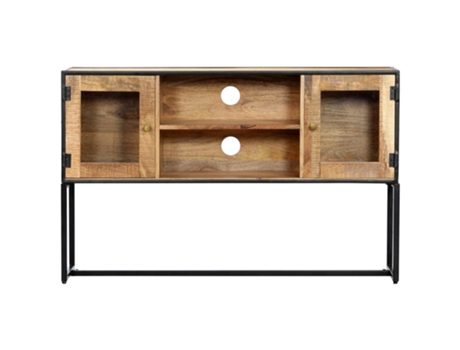 Maison Exclusive - Mueble para la TV de madera maciza reciclada 120x30x75 cm