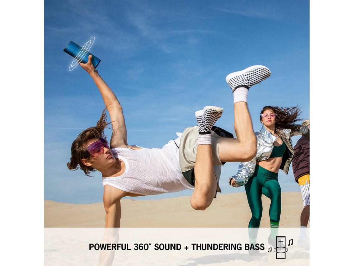 Altavoz Bluetooth ULTIMATE EARS Boom 3 (Negro - Alcance: 45 m - Autonomía: 15 h)