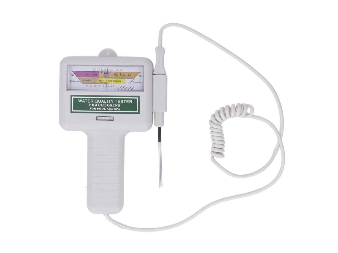 Medidor Digital Portátil De Calidad Del Agua Con Ph Y Cloro Para Piscinas Y Spas.