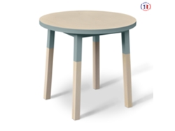 Mesa Redonda MON PETIT MEUBLE FRANÇAIS (Blanco Balisson - Madera - 100 x 75 x 100 cm)