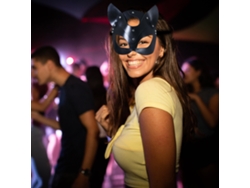 Máscara Sexy De Cabeza De Gato De Cuero Sintético Para Halloween, Carnaval Y Fiesta De Cosplay.