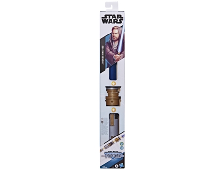 Figura de Acción STAR WARS Lightsaber Forge SableLuz Azul ElectrónicoObi-Wan Kenobi