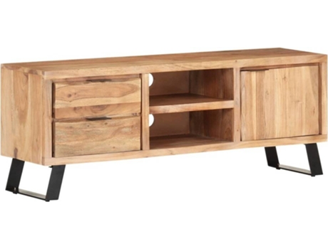 Mueble para la televisión VIDAXL Marrón Madera de acacia (120x30x42 cm)
