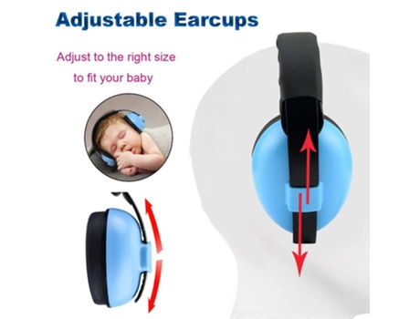 Auriculares Cancelación de ruido para bebés Blue Baby Earmuffs Cancelación de ruido para niños pequeños