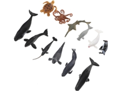 Conjunto De Figuras Realistas De Animales Marinos Para Niños Y Niñas