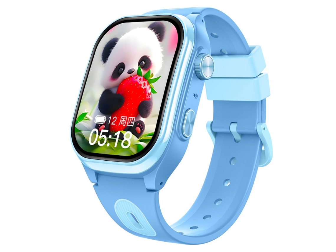 Reloj para niños con GPS, resistente al agua, compatible con descarga de software y cámara giratoria MDUG (azul)