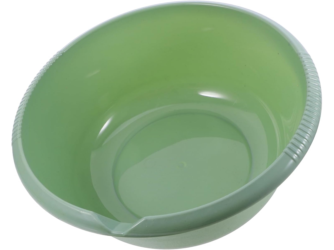 Lavabo Grande De Plástico Abs Grueso De 6,5 Pulgadas Con Desagüe Integrado.