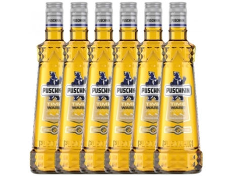 Vodka PEQUEÑOS PRODUCTORES Puschkin Time Warp (0.7 L - 6 unidades)