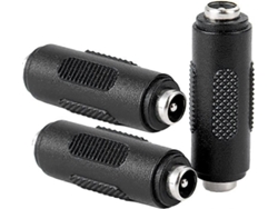 3 Conectores De Alimentación Dc Macho A Macho 5.5x2.1mm, Adaptadores Acopladores Para Cctv Y Electrónica Pequeña