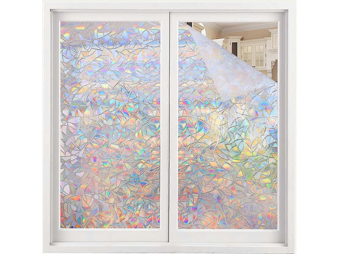 Ventana de privacidad arcoíris, agarre arcoíris 3D decorativo