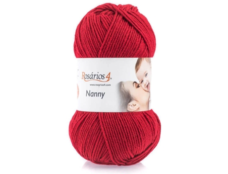 Hilo de Lana ROSARIOS 4 Nanny P150820 (Rojo - 20x7x10 cm - Lana)