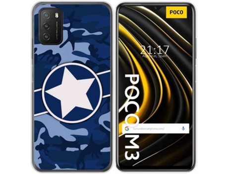 Carcasa Xiaomi Redmi 9T TUMUNDOSMARTPHONE Camuflaje 03 Multicolor