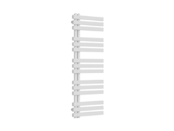 Radiador toallero mural Slidre de baño 561 W 15 lamas acero 120x50 cm Blanco NEU.HAUS