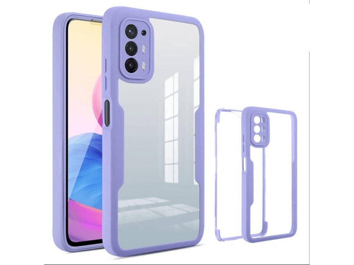 Carcasa Oppo A94 5G G4M 360° Protección Frente y Verso Morado