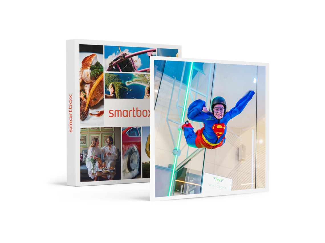 Caja Regalo SMARTBOX 2 vuelos dobles en túnel de viento para 1 niño en Madrid