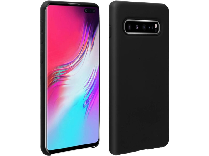 Carcasa Samsung Galaxy S10+ AVIZAR Silicona Negro