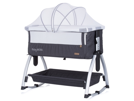 Cuna colecho con función balancín y mosquitera BABY BOSS anthracite CHIPOLINO