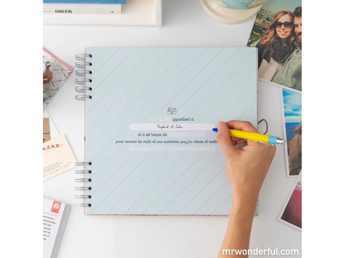 Album Foto Viaggi Mr. Wonderful - 64 Pagine Con Adesivi, Per Ricordi Di Vacanze - Foto 2