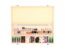 Kit De Accesorios Para Herramienta Rotatoria 228 Piezas, Broca De 3mm, Para Lijado, Pulido, Esmerilado Y Tallado En Madera