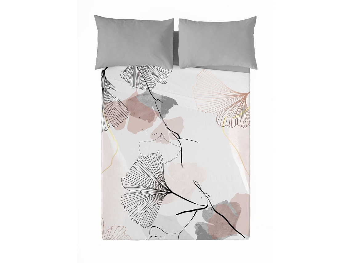 Juego de Sábanas NATURALS GINGKA Cama de 180 4 Piezas