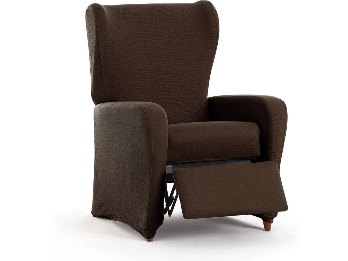Funda de Sillón Relax EYSA Premium Bronx Tejido Multielástico (75 x 90 x 100 cm - Poliéster - Marrón)