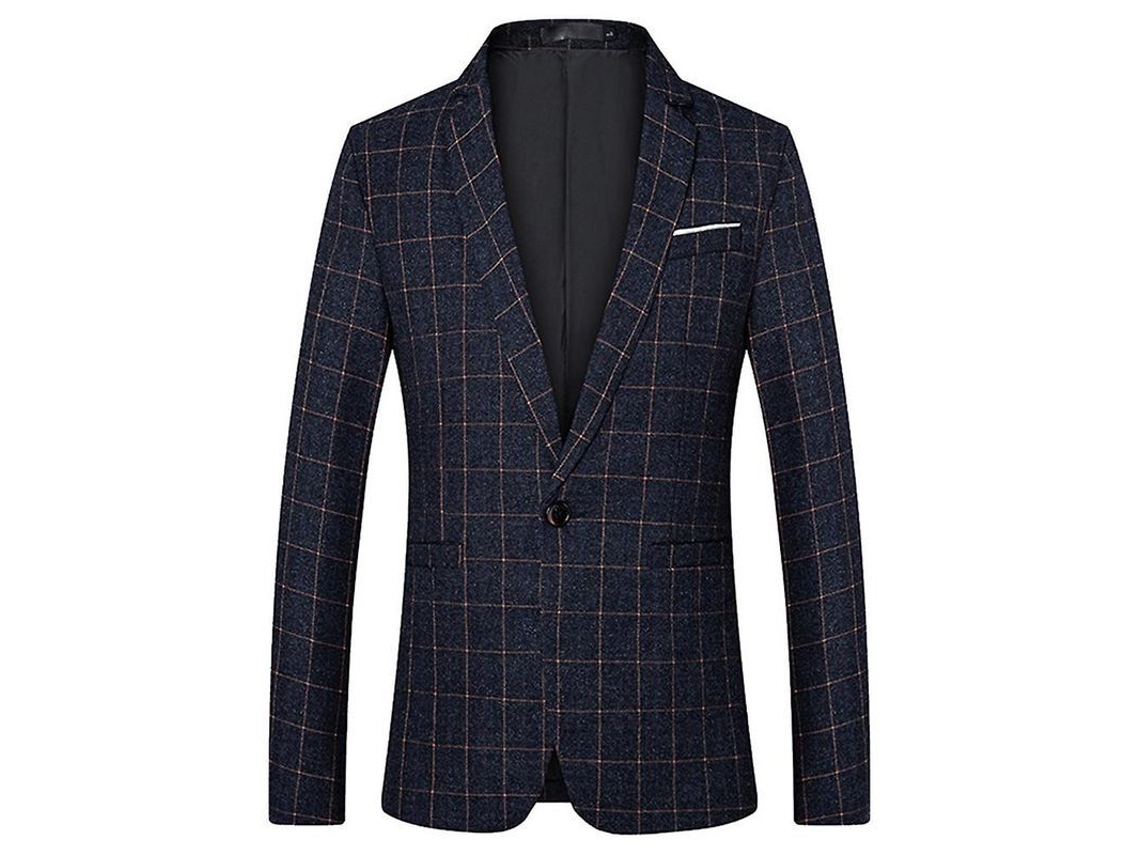 2026-chaqueta De Traje De Novia Para Hombre Mystdiy Con Estampado De Cuadros Talla Xs-2xl Poliéster Y Celulosa Regenerada Primavera Otoño