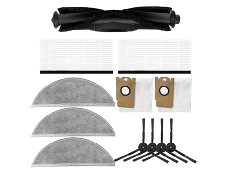 Sacos de pó escova lateral filtros hepa pano para aspirador de pó lydsto r1