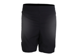 Danu2026-pantalones Cortos Deportivos Para Hombre De Talle Medio Ligeramente Elásticos Estampados Para Boxeo Senderismo Negro Xl