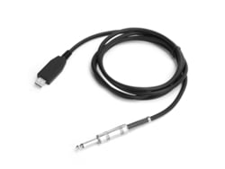 Cabo Usb Para Guitarra Conector Usb Macho Para Plug 6.35mm Mono Para Gravação No Pc 2m