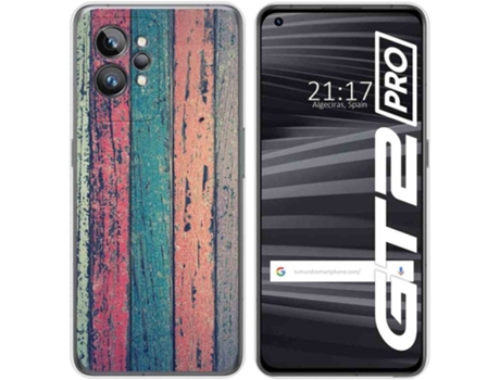 Carcasa para Realme GT 2 Pro 5G TUMUNDOSMARTPHONE Dibujos Madera 10 Multicolor
