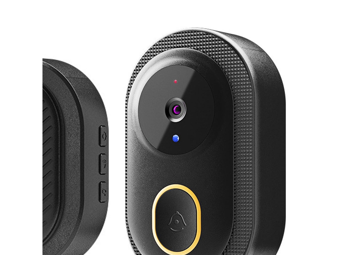 Timbre De Puerta Inteligente Inalámbrico Wifi Con Visión Nocturna Y Cámara De Vídeo Resistente Al Agua