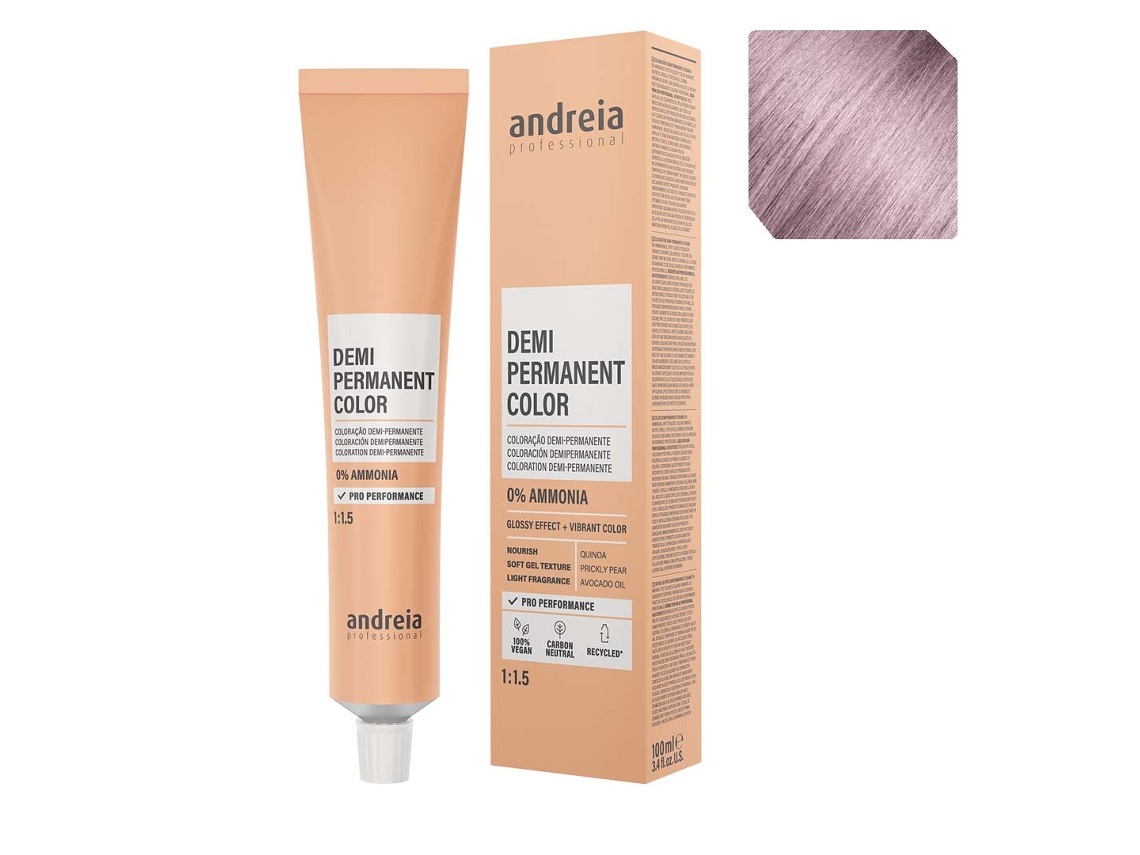 Coloración Demi Permanente Vegana Nº 9.61 100Ml ANDREIA