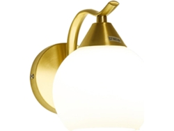 Aplique De Pared Moderno De Hierro Y Cristal Dorado Para Pasillo Y Dormitorio, Luz Blanca Fría, Lámpara