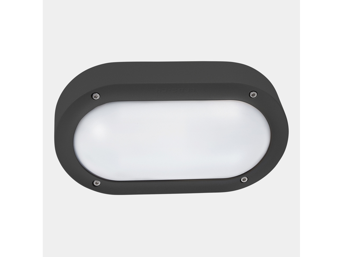 Aplique de Pared LEDS·C4 Basic  (Gris - LED - 6.7W)