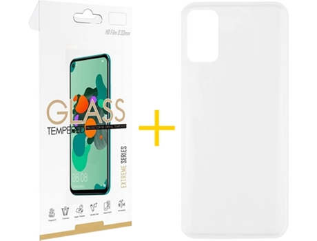 Carcasa + Protector de Pantalla para Samsung Galaxy S22 Plus 5G SKYHE Transparente Claro