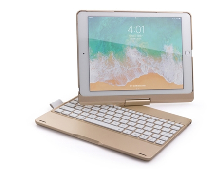 Carcasa Flip Cover y Teclado Bluetooth YIMGOTTA F109AS para iPad Air5 10.9ï 2022)/iPad Air4 10.9ï 2020)/iPad Pro11(2022/2021/2020/2018)