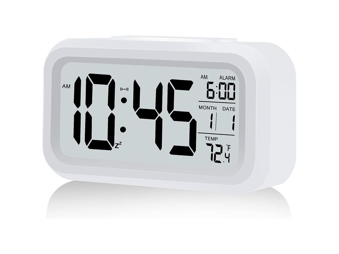 2026-reloj Despertador Digital Con Luz Nocturna Inteligente, Modo Snooze Y Temperatura Interior Para Dormitorio
