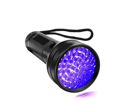 Linterna UV con 51 LED de luz ultravioleta TUSERXLN