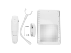 Microscopio Digital Inalámbrico 1080p Hd Wifi 1000x, Lupa Industrial, Herramienta Usb, Color Blanco.