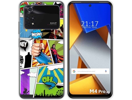 Carcasa para Xiaomi Poco M4 Pro 4G TUMUNDOSMARTPHONE Dibujos Comic Multicolor